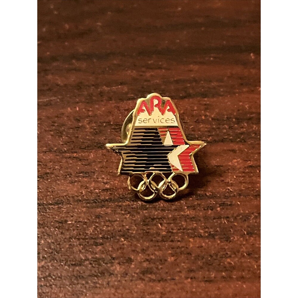 1984 Los Angeles Olympics ARA Services Lapel Hat Pin